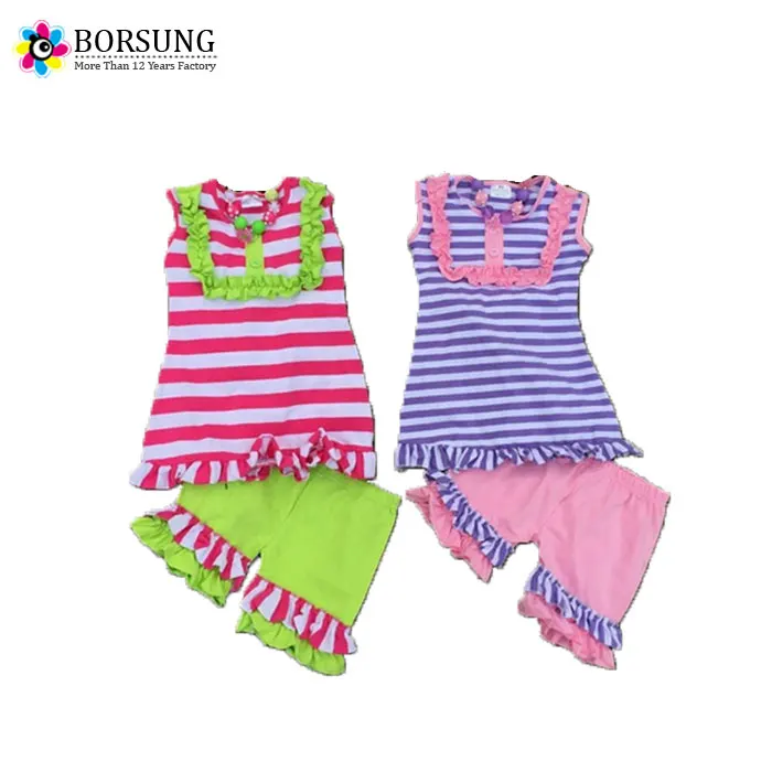 girls ruffle sets