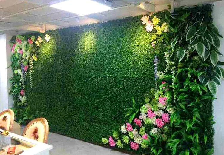 V-3019 Indoor Outdoor Decoration Artificial Plant Grass Wall Flower ...