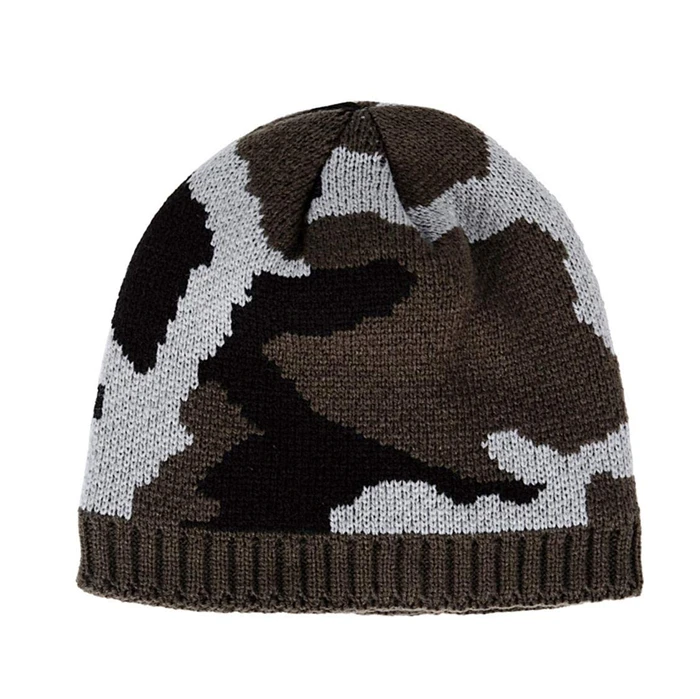 Nylon Viscose Jacquard Knitted Hat 