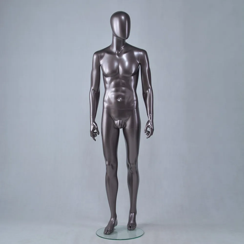 Short Full Body Stocking Male High Gloss Mannequin Asian Male Model For