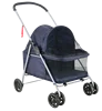 rabbit strollers luxury pet carrier bag folding polyester pet strollers