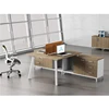 Frank Tech Office Workstation Table Partition 2 Person Workstation Wooden Computer Table Design