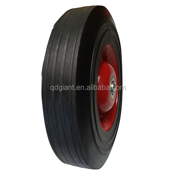 10"x2.5" reliance solid rubber wheels made in China