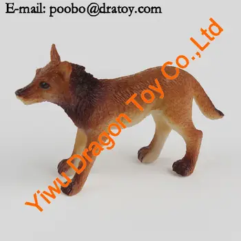 plastic wolf figurines