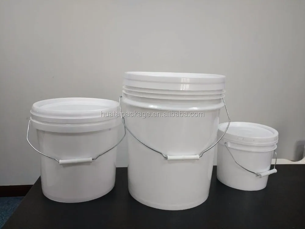 10 Liter Clear Plastic Bucket For Measuring,Conical Transparent Pail