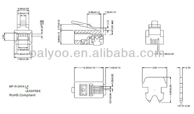 Modular plug for round cable 4P4C(MP-R-0404).jpg