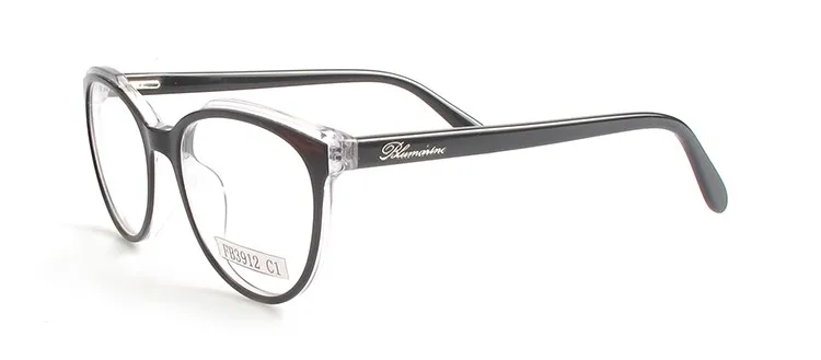 Black transparent glasses frame2