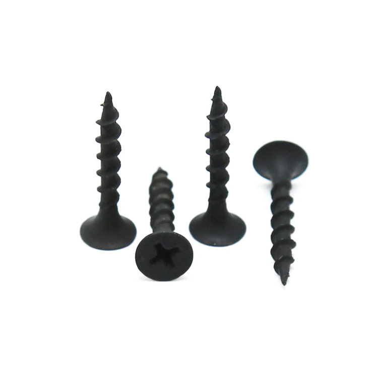 
Phillips bugle head fine thread/coarse thread gypsum black phosphated drywall screw 