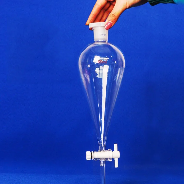 Liquid Liquid Extraction With Glass Separatory Funnels - Buy Separatory ...