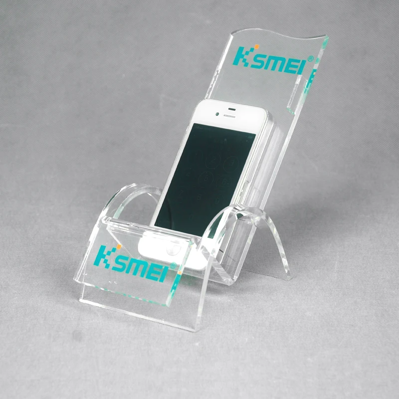 Simple Acrylic Mobile Phone Display Stand Cellphone Holder Smartphone