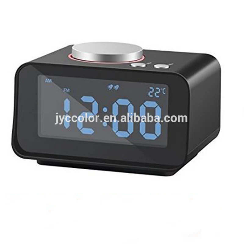 Morning wake up lights colored alarm clock ,HL8py rechargeable fm ...
