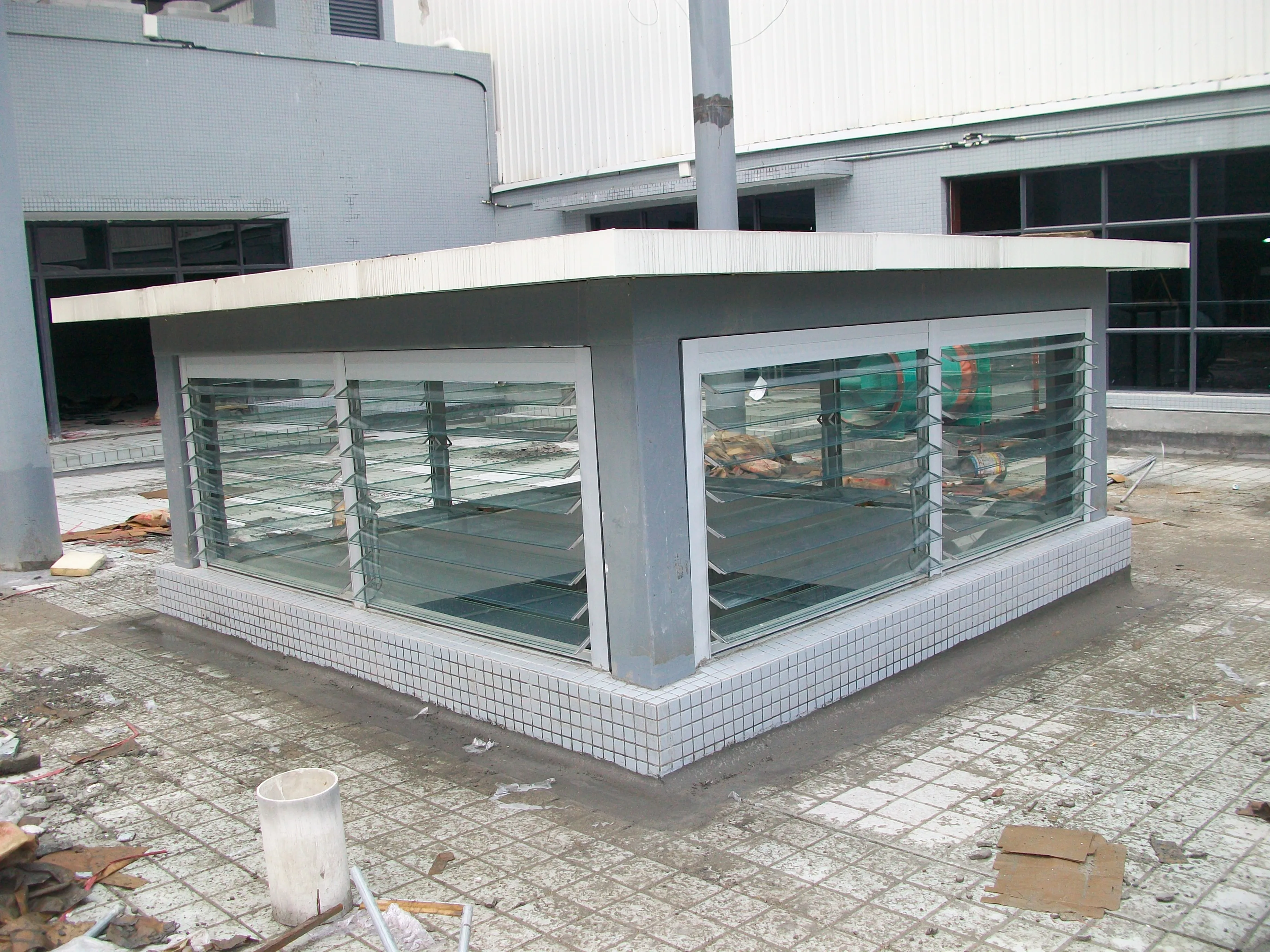 customized aluminum pergola rainproof louver roof system