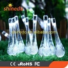 Shinedo holiday decoration led Crystal Ball water drop fairy solar string light