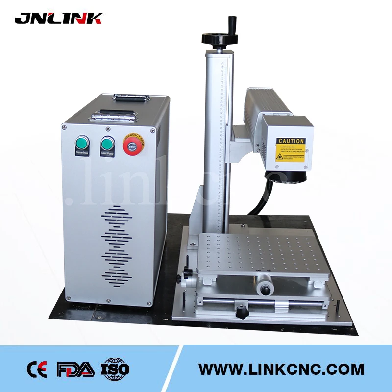 20W 30W 50W Portable mini metal and nonmetal Fiber laser marking machine