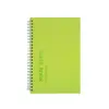 High quality just have lines inner paper A5 embossed Spiral binding PU Leather cover Notebook Customize School college diary