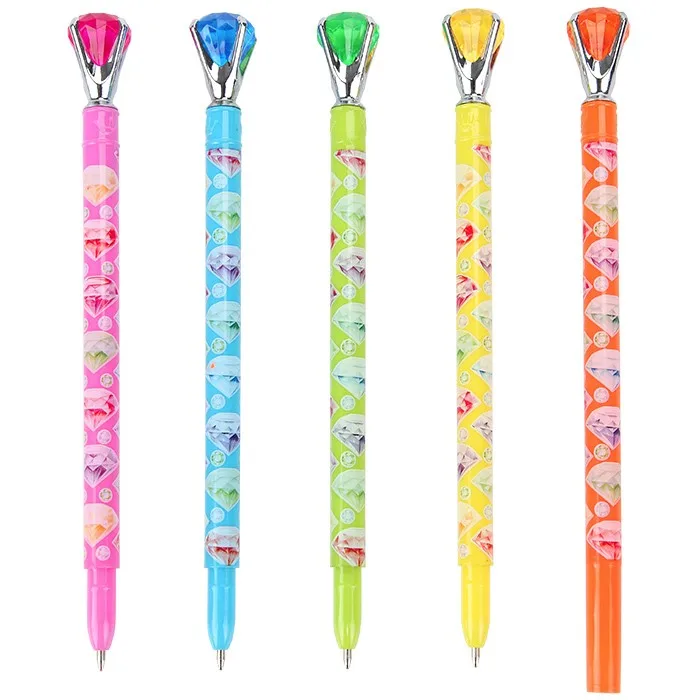 Licheng Gp170 Free Gel Pen Samples,Novelty Multi Color Diamond Top Gel ...