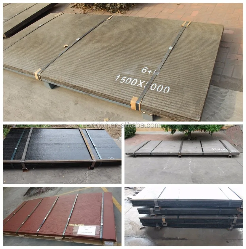 Wodon welding surfacing chromium carbide overlay steel plate and sheet