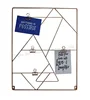Irregular Minimalist Decorative Creative Metal Gold Frame Wall Grid Panel for Photo Hanging Display shelf color customized
