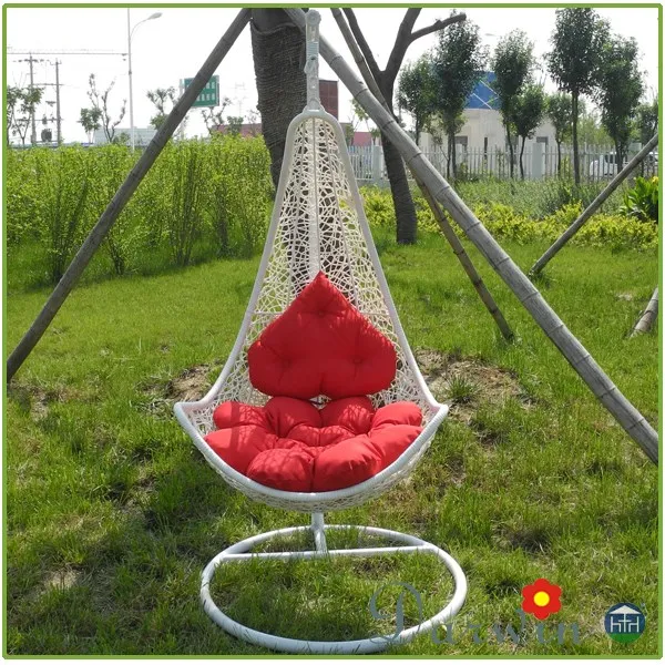 Outdoor&Indoor Resin Rattan Helicopter Single Seat Swing Chair Patio ...