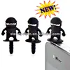 3D black ninja rubber anti dust caps