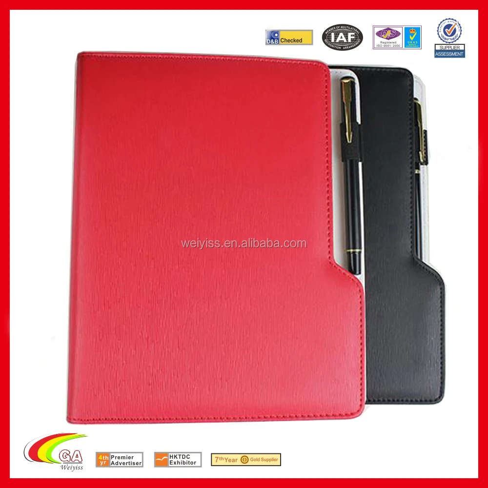 raw material nylon price A5 6 Leather Binder Day Notebook Planner Ring Spiral Cover