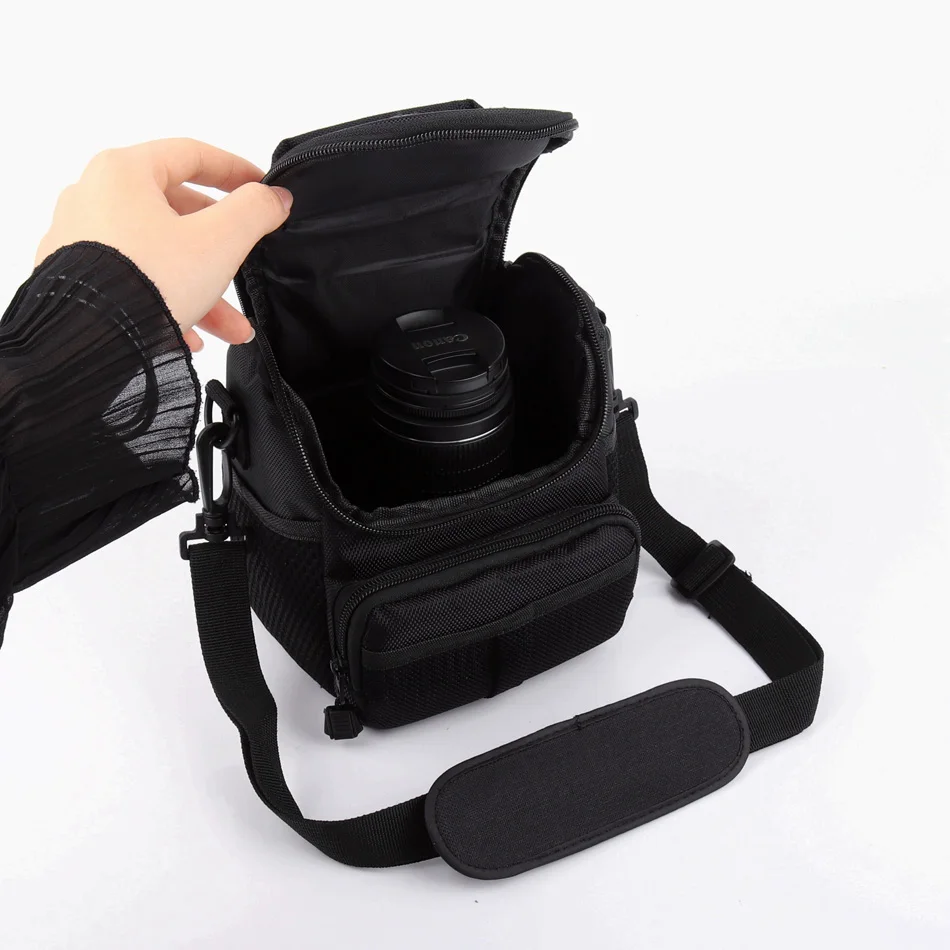 Carrying Shockproof Camera Lens Storage Case for Canon 50D 60D SLR Camera Lens Mugast Portable Camera Lens Bag 