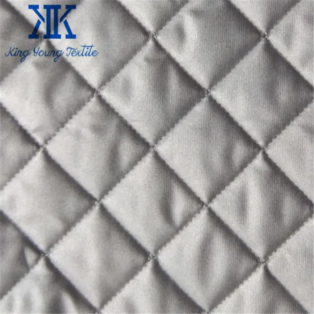 Quilted Thermal Insulation Fabric / Waterproof Silver Coated Quilted ...