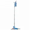 Hot sale 8m 10m lift height 150kg load capacity aluminum vertical one man lift