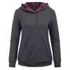 CU Women's Hoodies Casual Loose Fit Long Sleeve Hooded Pullover Coat