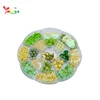 Flower Shaped Beads DIY Kit For Jewelry Making,Crystal Beads,Plastic Ring