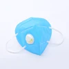 hot sale folded shape 3ply earloop face mask pm2.5 anti pollution dust mask blue color