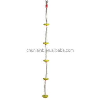 Swing Set Children Pe Climbing Rope With Plastic Knots Disk Swing Set Children Pe Climbing Rope With Plastic Knots Disk