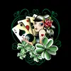 Shamrock Four Leaf St Patricks Day for DIY Printable Vinyl Iron Rhinestone Transfer