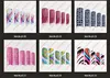 wholesale mix coors french Air Brush Nail Tips/ #561 Airbrush Pre Design Nail Tips 70pcs/set AT1-101