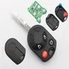 Complete Remote Car Key Fob 4 Button ID63 Chip 80 Bit For Ford Edge Escape Focus Lincoln Mazda Mercury