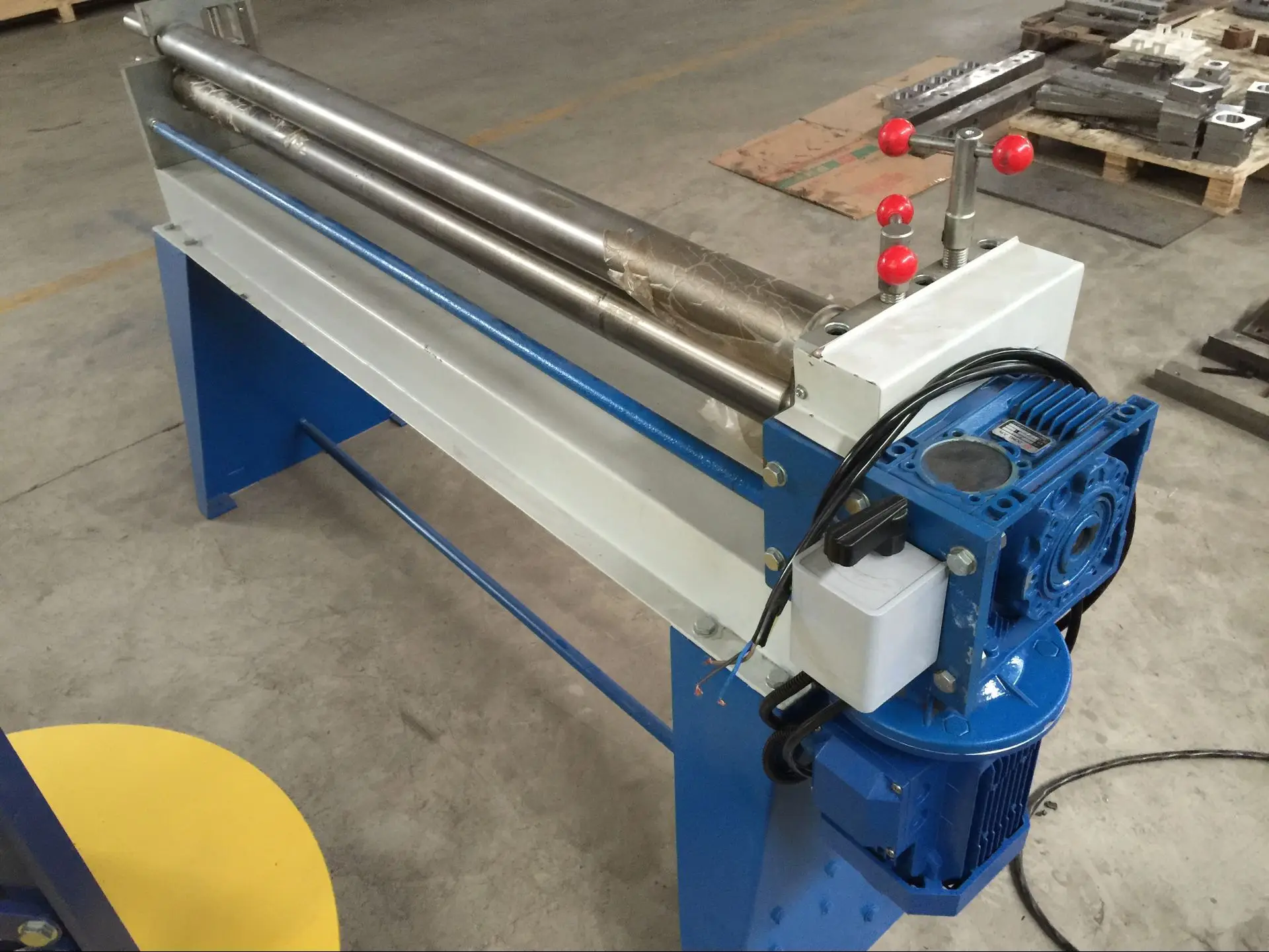 3 Rollers Cone Rolling Bending Machine Hydraulic Aluminium Steel Plate