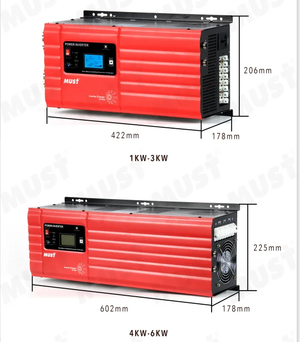Must Ep3000 Pro 1000w 2000w 3000w 4000w 5000w 6000w Power Star Inverter