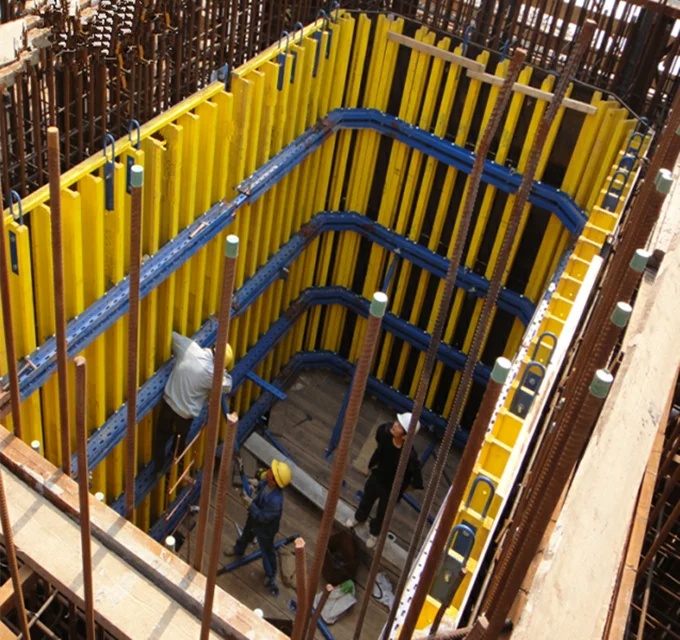 Lianggong Design Elevator Spare Parts Formwork Elevator Shaft Platform ...