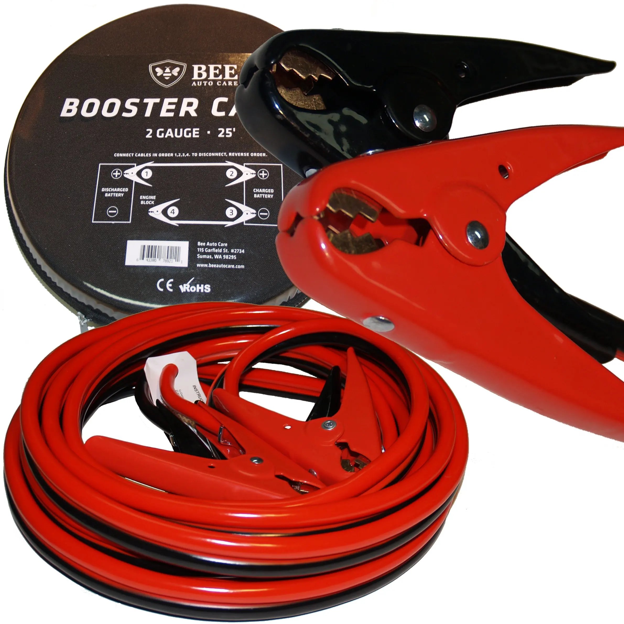 heavy duty long jumper cables