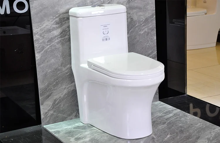 Sanitary Ware Bathroom  Western ceramic Container  White Color  Toilet  Modern Ceramic Toilet WC