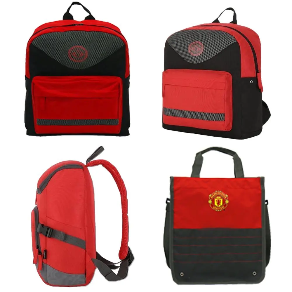 man utd school bag