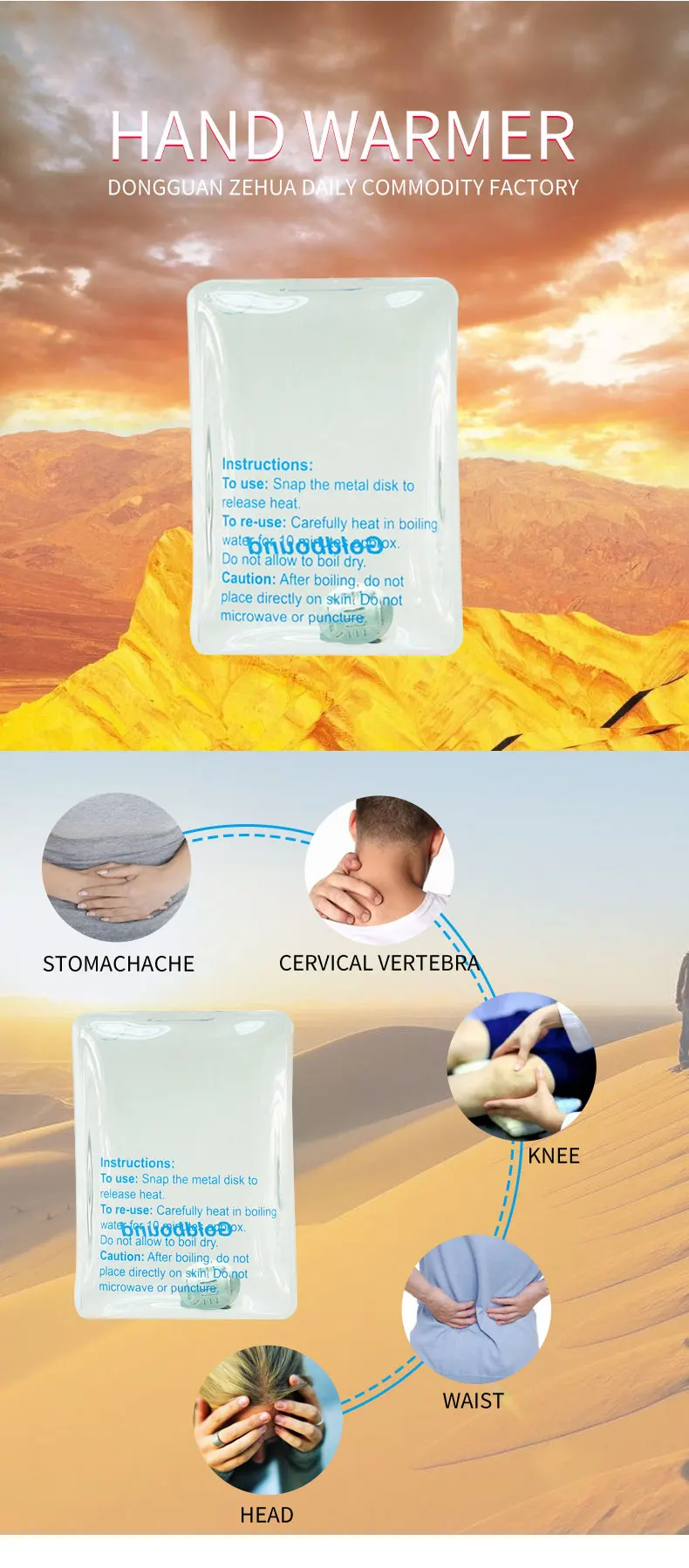 Exothermic Crystallization Reusable Hand Warmers Heat In A Click Buy