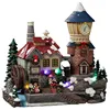 Hot Sale Personalized Handmade Polyresin animated christmas village
