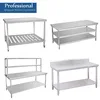 Restaurant Supply Kitchen Stainless Steel Commercial Quality Work Table With Under Shelf