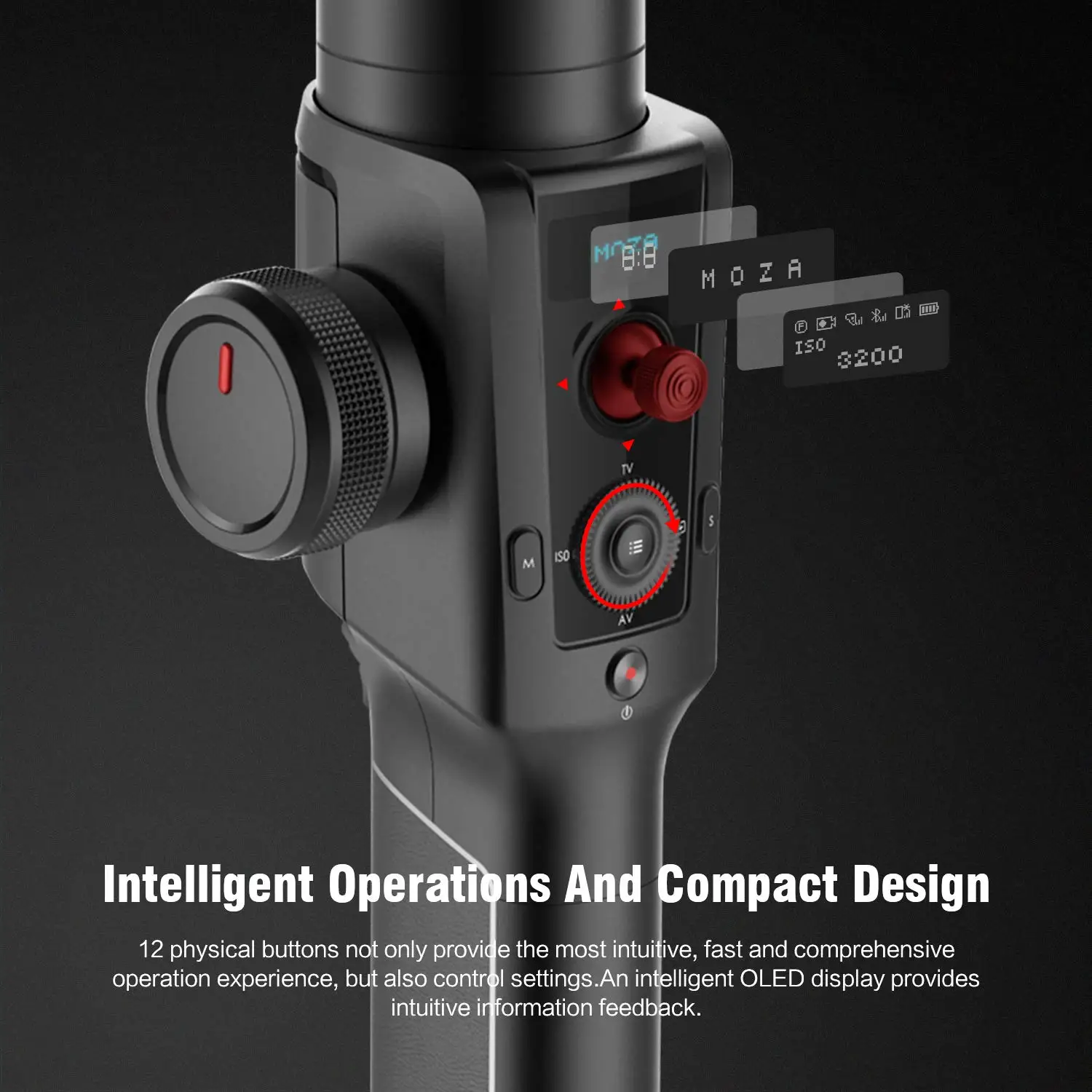 Original Moza Air 2 3-axis handheld video dslr camera gimbal stabilizer for camera