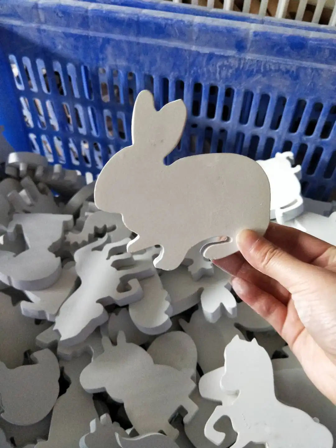 BUNNY RABBIT HARE CUT MDF WOODEN SHAPE Wood Craft Arts Decoration