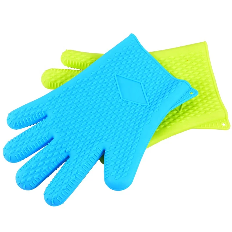 1pc heat resistant gloves kitchen pot holders cooking oven mitts gripping CN