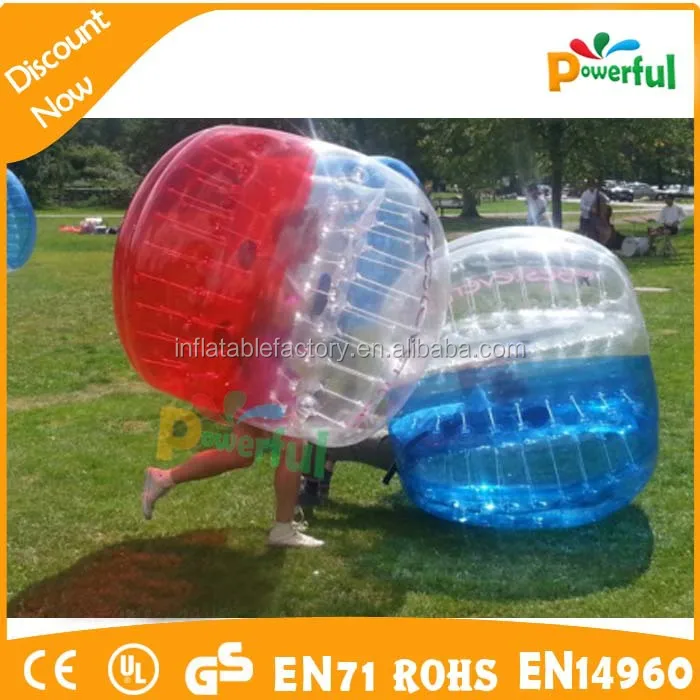 crazy football bump ball game,inflatable buddy bumper ball for fun