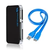 High Speed USB 3.0 Portable Card Reader for SDXC SD MMC RS-MMC Micro SDXC MicroSD Card MK1571