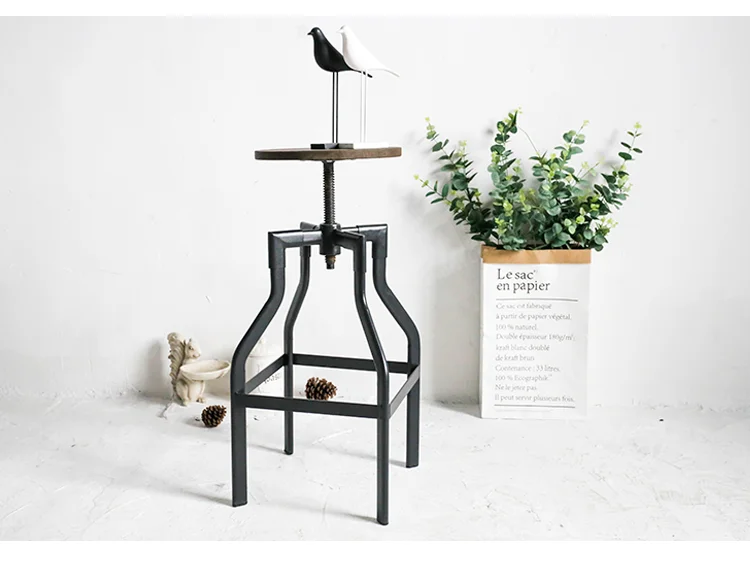 Malaysia Home Center Swivel Leg Risers Bentwood Bar Stool For Heavy